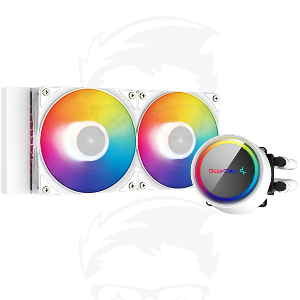 DEEPCOOL GAMMAXX L240 A-RGB AIO Liquid Cooler Anti-Leak Technology - White DEEPCOOL GAMMAXX L240 A-RGB AIO Liquid Cooler Anti-Leak Technology - White